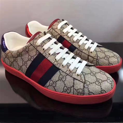 Gucci Supreme GG Men’s Canvas Men’s Low Sneaker Size 7.5G 